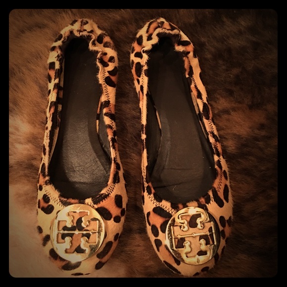 tory burch cheetah print flats